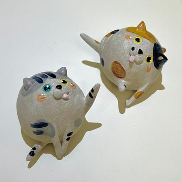 慵懶貓貓花橘貓