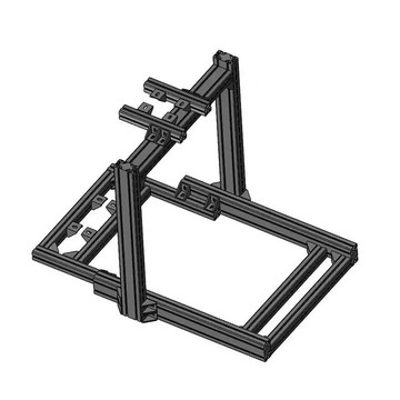 方向盤模擬器 賽車方向盤 遊戲方向盤 五分科技4080鋁型材賽車支架 4040游戲方向盤模擬器速魔fanatec