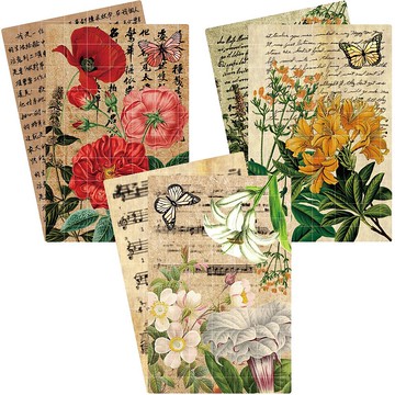 花朵書籤貼紙 3種款式 (nanass)