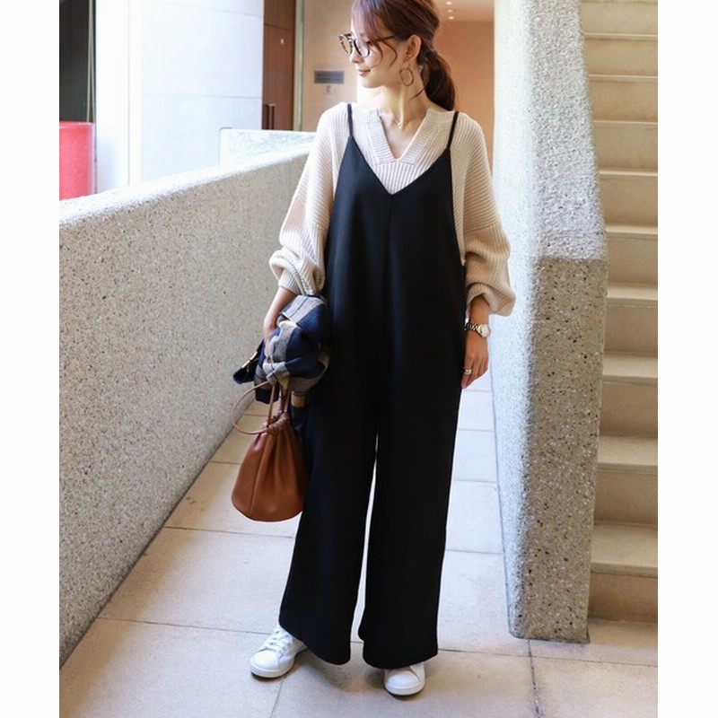 And Me アンドミー 起毛キャミサロペット Vネックワンピース オールインワン Women オールインワン サロペット サロペット オーバーオール 通販 Lineポイント最大0 5 Get Lineショッピング