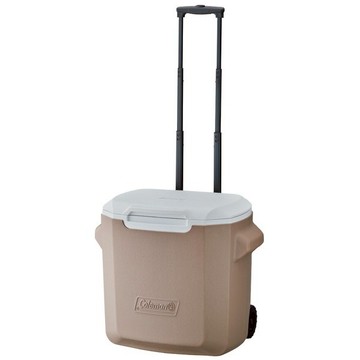 【Coleman】26.5L拖輪冰箱 / 灰咖啡 / CM-25749