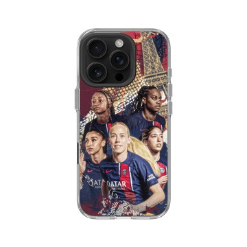 iPhone 16 Pro Clear Case（相機按鈕） 透明 - PSG - PSG Victory - Squad 1
