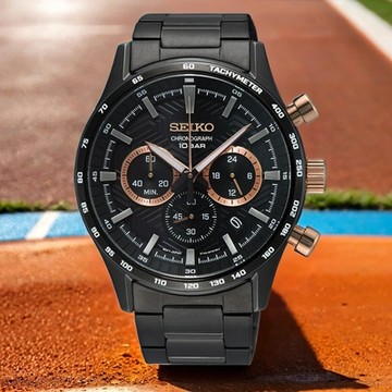 SEIKO精工 CS 台灣獨賣 輪胎紋計時手錶 周年慶好禮 送禮首選-43mm(SSB475P1/8T63-00Y0U)_SK045