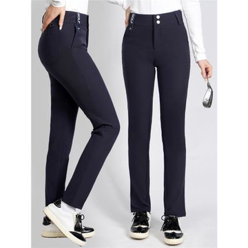 高腰高爾夫長褲女士夏季韓版修身直筒褲golf女裝彈力球褲女褲子女