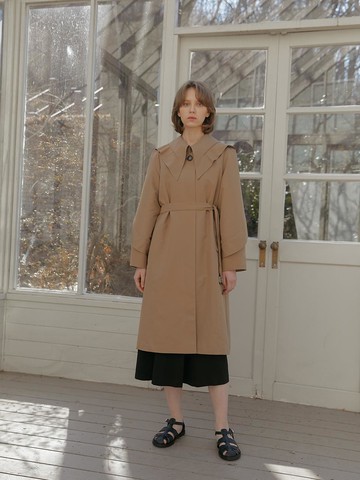a trench coat with wings