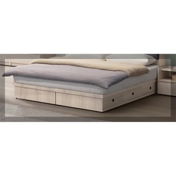 唯熙傢俱-凱瑟琳橡木白6尺抽屜床底