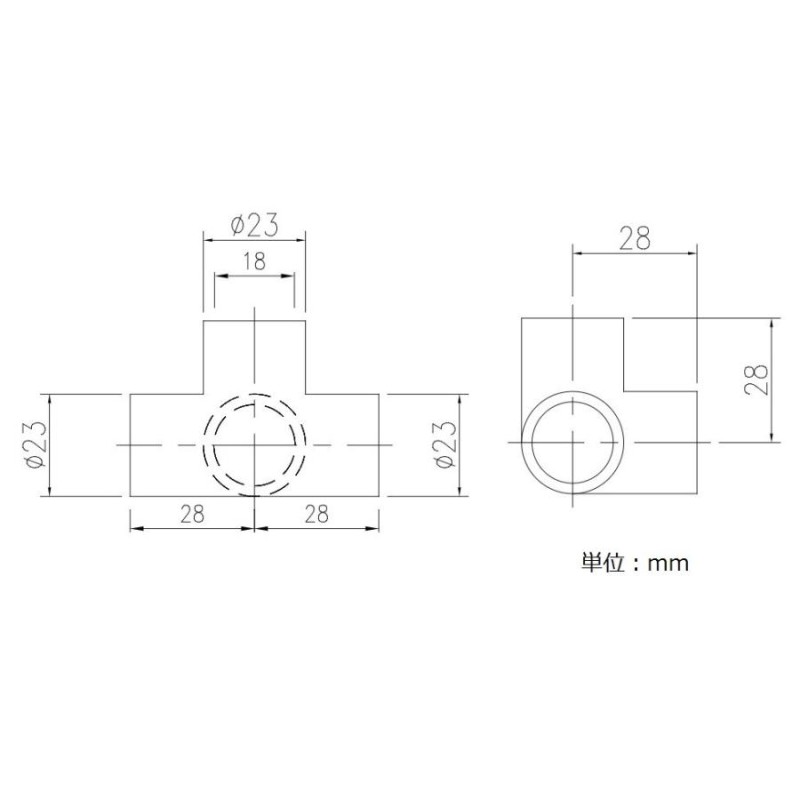 継手 塩ビ製 4口 省スペース DIY 四方ショートエルボ (13A) 関西化工 LINEショッピング