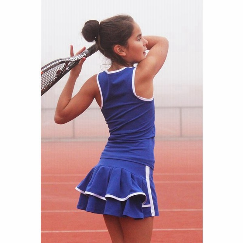 テニスウェア ジュニア 女の子用 3点セット 上下セット アンダースコート Angelique Tennis Outfit 通販 Lineポイント最大0 5 Get Lineショッピング