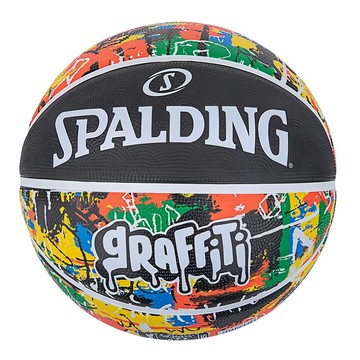 SPALDING 斯伯丁 塗鴉系列 橡膠 籃球  SPA84372  7號  1個
