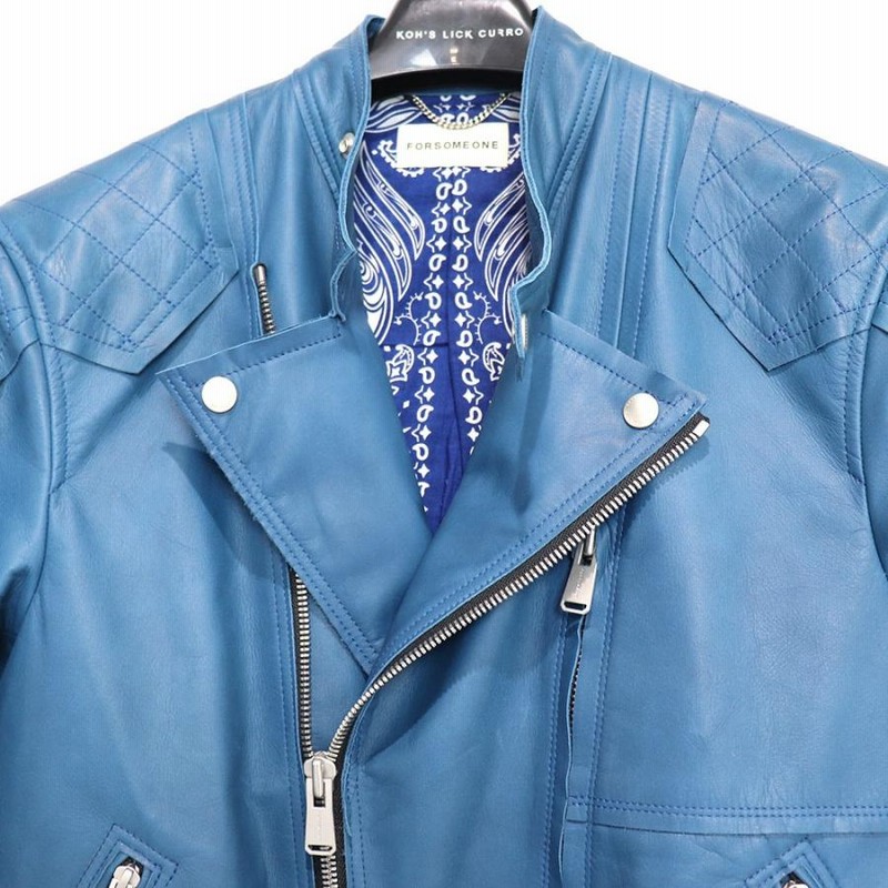 フォーサムワン FORSOMEONE FO MOTO JACKET COW LEATHER メンズ 牛革