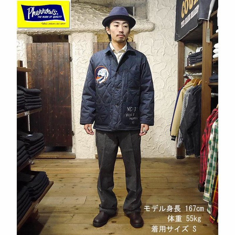 フェローズ Pherrow's キルティングジャケット 22W-PVC-7J U.S.NAVY