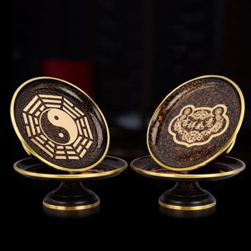 供果盤純銅供佛前水果盤碟供盤道家財神觀音供盤供佛盤供神貢盤