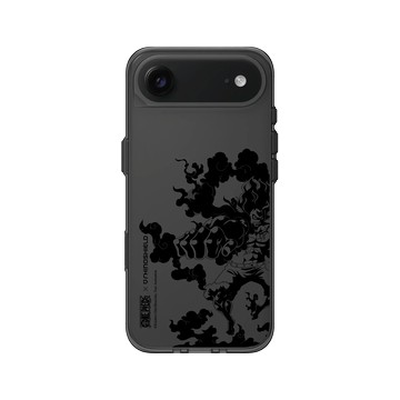 iPhone Air Clear (相機按鈕) 酷墨灰 - 航海王 One Piece - 復刻系列-魯夫 四檔大蛇炮