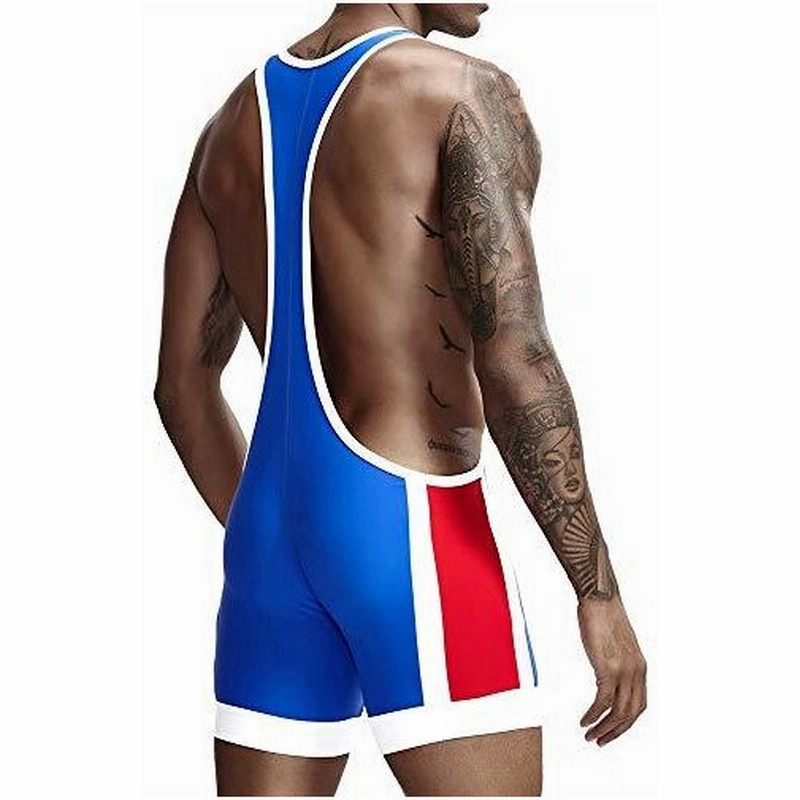 レスリングウェア シングレット フィットネス メンズ ユニオンスーツ レーヨン パジャマ 半袖 つなぎ ルームウェア ボクサー タンクトップ もっこり 通販 Lineポイント最大get Lineショッピング