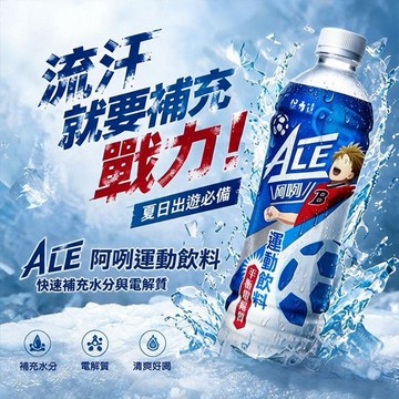 保力達~ALE阿咧運動飲料(580ml)｜快速補充水分電解質 夏日出遊運動必備 清爽好喝恢復戰力