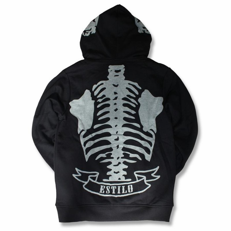 スカルパーカー ドクロ パーカ SKULL BONE PARKA ロック ファッション