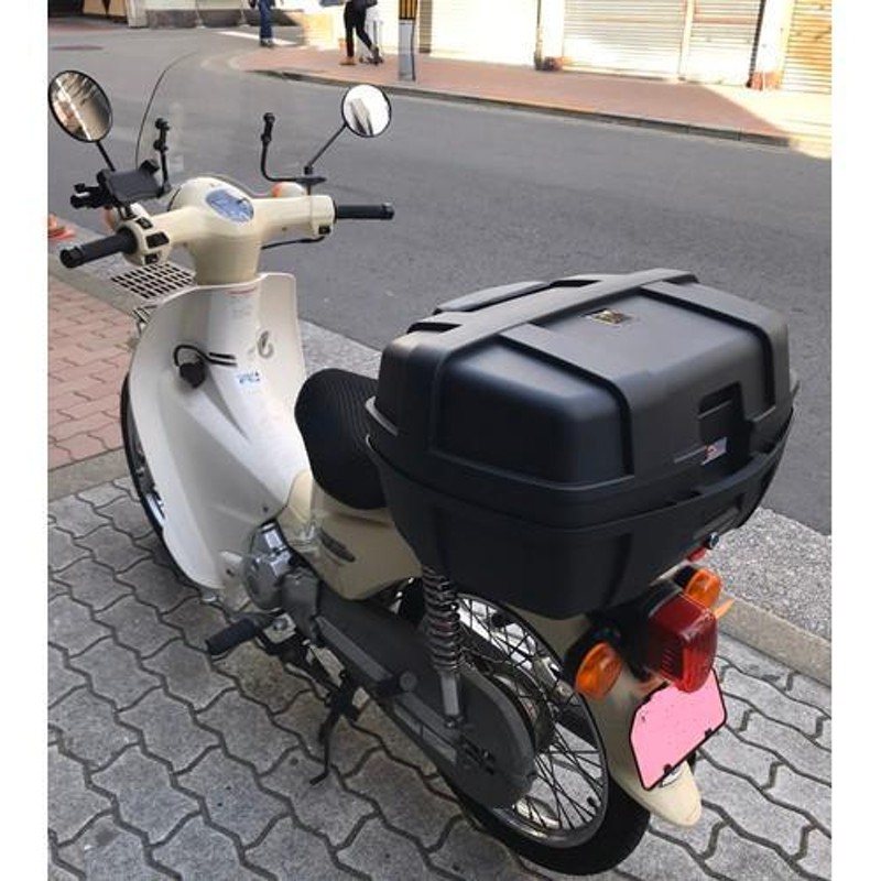 バイク リアボックス トップケース 50L 大容量 ブラック バックレスト付 背もたれ BB50ADV モトボワットBB | LINEブランドカタログ