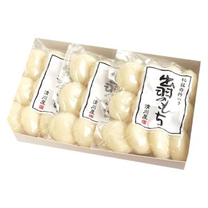 出羽のもち 白餅 600g（12個入）×3袋入　株式会社 清川屋