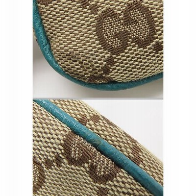 美品 グッチ GUCCI GGキャンバス 斜め掛け ミニ ショルダー