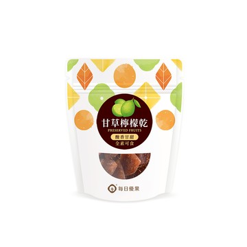 甘草檸檬乾50G口袋蜜餞 每日優果