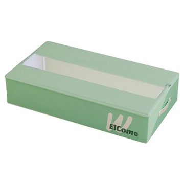 小麥購物 可折疊沙發床底收納盒 L2371  淺綠色  60 x 33cm  1個