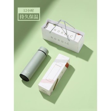 保溫杯女新款可愛學生簡約高顏值杯子男士高檔便攜泡茶不銹鋼水杯