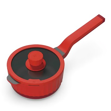 ZUUTii 不沾煎炒鍋-16cm (玫瑰紅)  1個