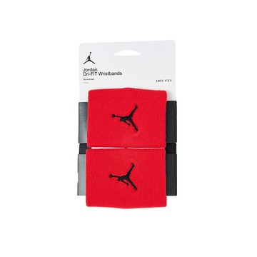 Nike Jordan DRI-FIT 紅黑色 單色腕帶 運動 休閒 腕帶 JKN01605OS