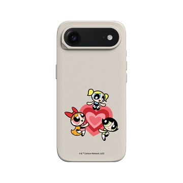 iPhone Air SolidX 貝殼灰 - The Powerpuff Girls 飛天小女警 - 愛心徽章