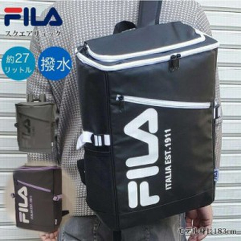 リュック メンズ レディース 27l Fila フィラ Box型 リュックサック スクエア バックパック 大容量 通勤 通学 通塾 学生 デイパック 中学 通販 Lineポイント最大1 0 Get Lineショッピング
