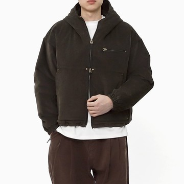 正韓冬季燈芯絨襯墊短款連帽外套 3色 YUPPIE 現貨優惠商品