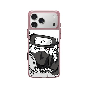 iPhone 17 Pro Max Clear (相機按鈕) 晶醺玫 - 火影忍者 Naruto - 黑白系列-卡卡西