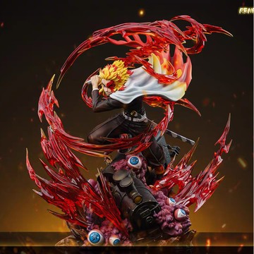 台灣發貨🔸鬼滅之刃手辦✅炎柱GK公仔 日輪刀擺件 炭治郎模型 水柱模型收藏 動漫周邊禮物 盲盒福袋