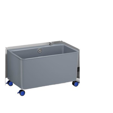 家用拖把池陽臺小號洗拖布池地拖盆落地式衛生間移動墩布水池水槽[DD160109]