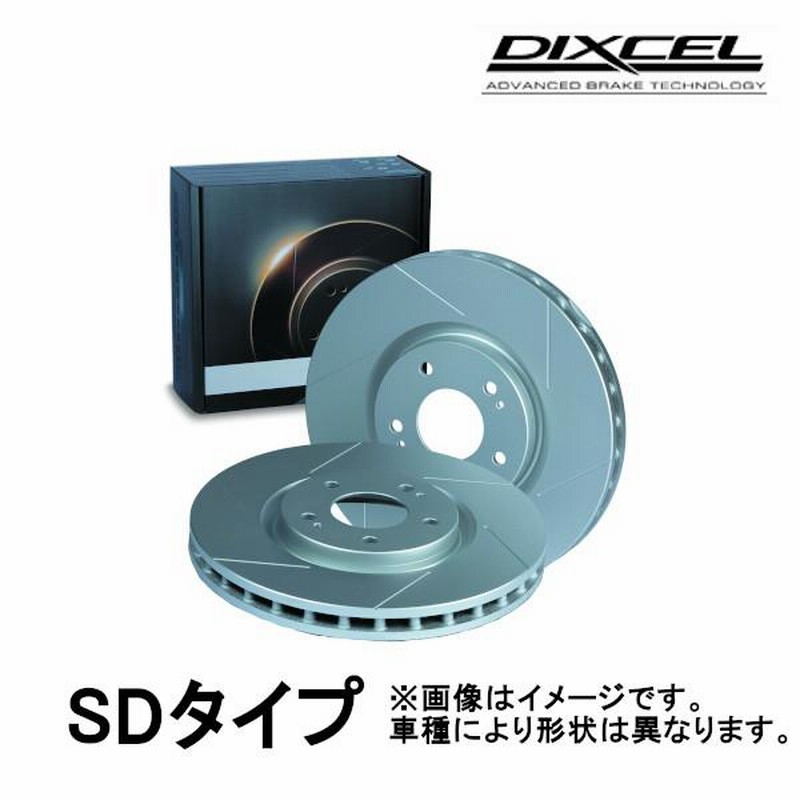 DIXCEL スリット ブレーキローター SD フロント インプレッサ WRX-STi(GC8B48D) GC8 93/10〜1994/8  SD3612827S | LINEブランドカタログ