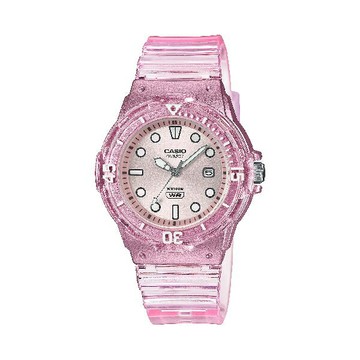 CASIO 卡西歐 LRW-200HS-4EV 海洋時標太陽光芒紋路錶盤時尚腕錶 迷人粉 34.2mm｜樂天領券現折★全館特惠中★指定刷卡回饋10%