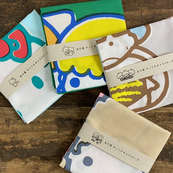 水縞 あの頃 サンリオキャラクターズ ハンカチ グッズ 懐かしい