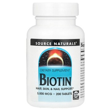 Source Naturals, 生物維生素，5000 微克，200 片