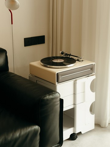 itren/賽塔林SEVIA黑膠唱片機音響復古膠片擺件留聲機