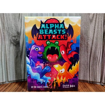 【桌遊侍】進擊的字母怪獸 國際版 附繁中說明書《免運.再送充足牌套》正版實體店面快速出貨 新加坡桌遊.合作遊戲.字母怪獸