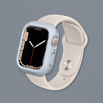 Apple Watch SE3/9/8/SE2/7/6/SE/5/4 邊框保護殼-循環灰