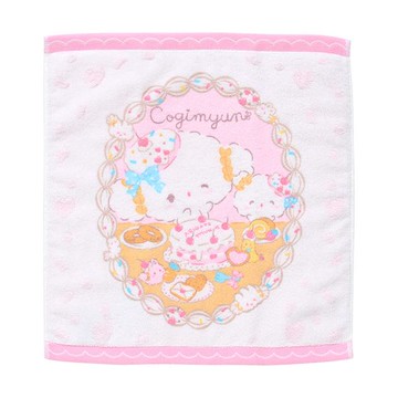 小禮堂 Sanrio 三麗鷗 小麥粉 棉質短毛巾 34x36cm (10週年生日派對)