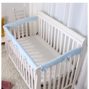 【Vanibaby】豆豆絨嬰兒床防咬布圍(3入組)