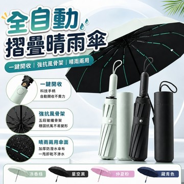 【現貨🔥隔日到貨】60骨雨傘 自動晴雨傘 超強抗台風 晴雨兩用 男折疊全自動傘  太陽傘 遮陽傘  防風傘 全碳纖龍骨