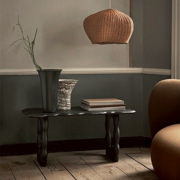 丹麥 Ferm LIVING DAL 金屬邊桌 黑鋁