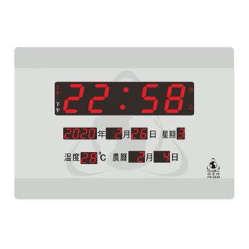 【台灣品牌】LED電子鐘 數字型電子鐘 FB-2636