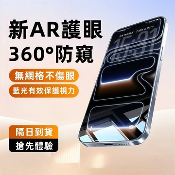 滿版 360°藍光防窺 保護貼 適用於 iPhone 17 16 15 14 13 12 11 Pro Max 玻璃貼