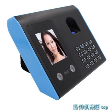 打卡機 網百F01考勤機指紋人臉一體機打卡機公司員工上班下班簽到機指紋機 免運 開發票