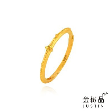 金緻品 黃金戒指 小眾花語 0.40錢