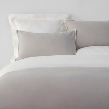 艾禮思山形繡200織水洗棉被套雙人 灰